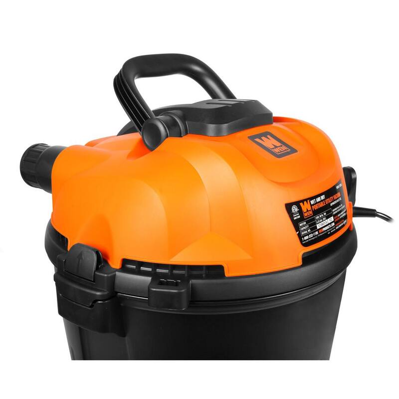 WEN 10 Amp 9.25 Gal. 6.5-Peak HP Wet/Dry Shop Vacuum and Blower with 0.3-Micron HEPA Filter, Hose, and Accessories - VC9209