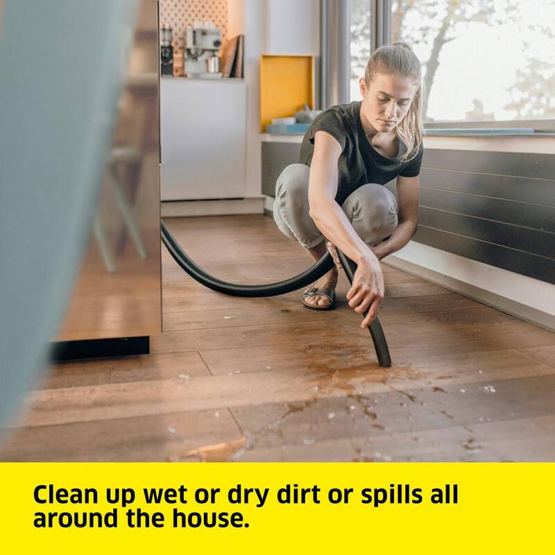 Karcher WD 4 Multi-Purpose 5.3 Gal. Wet/Dry Shop Vacuum Cleaner with Attachments - 2022 Edition - 1.628-207.0
