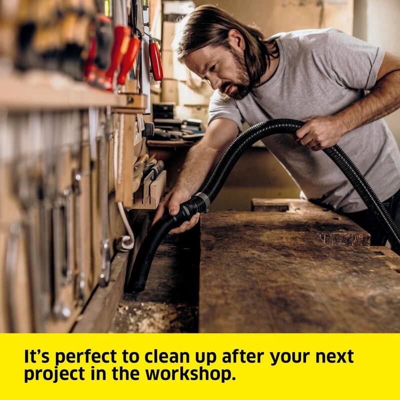 Karcher WD 4 Multi-Purpose 5.3 Gal. Wet/Dry Shop Vacuum Cleaner with Attachments - 2022 Edition - 1.628-207.0