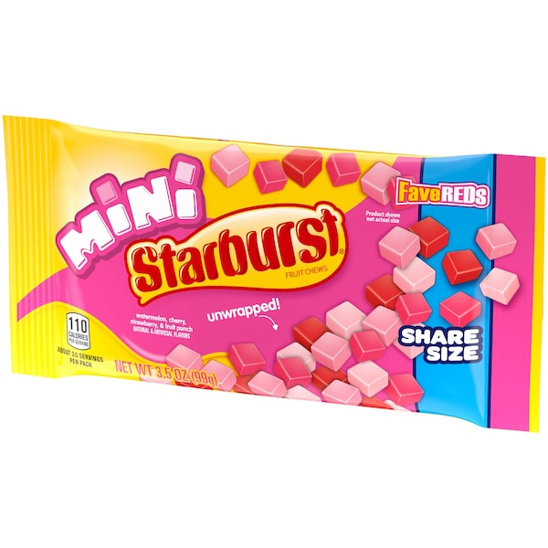 Starburst Starburst Minis Favereds Tamaño para Compartir de 3.5 oz., PK90 - 391640