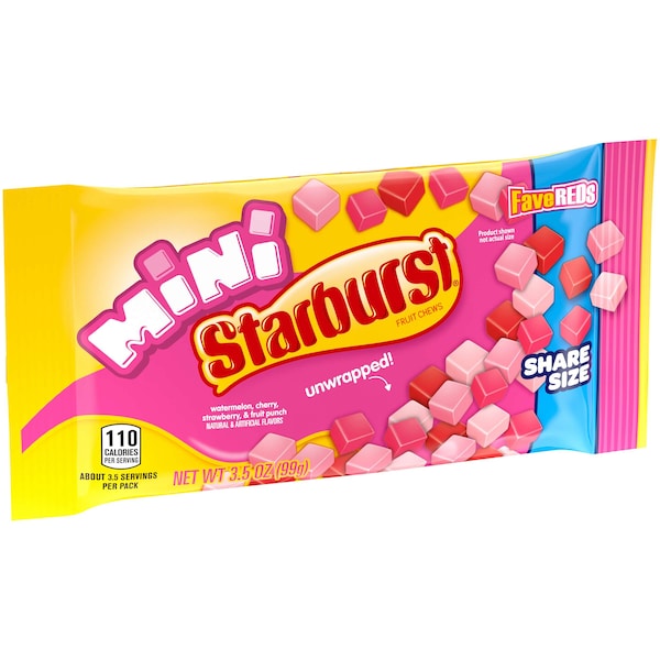 Starburst Starburst Minis Favereds Tamaño para Compartir de 3.5 oz., PK90 - 391640