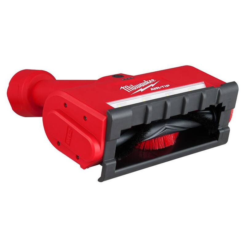 Milwaukee M12 AIR-TIP 1-1/4 in. - 2-1/2 in. Wet/Dry Shop Vacuum Utility Nozzle Attachment Kit with CP 2.0 Ah Battery and Charger - 0980-20-48-59-2420