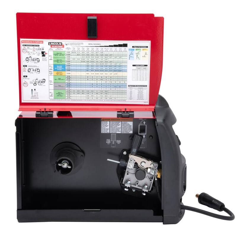 Lincoln Electric 180 Amp Weld-Pak 180i Multi-Process Stick/MIG/Flux-Core/TIG, 120V or 230V Aluminum Welder with Spool Gun sold separately - K5257-1