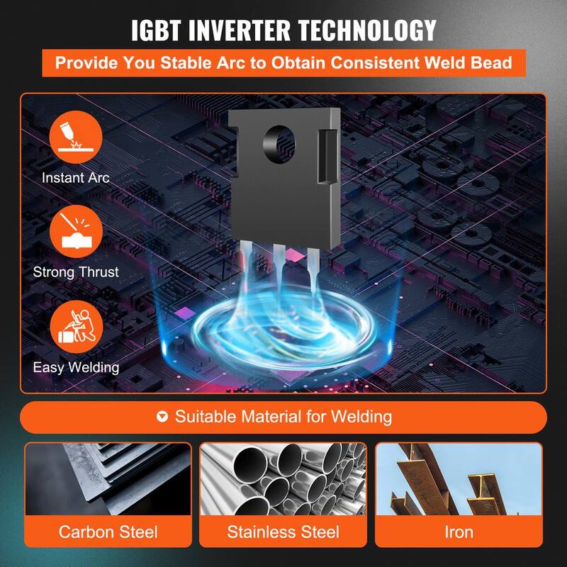 VEVOR 3 In 1 MIG MMA TIG Welder 270 Ampmp 110/220-Volt Welding Machine Combo 110V/220V with LCD Digital Display IGBT Inverter - DHJMIGMMAMIGLL6WNV5