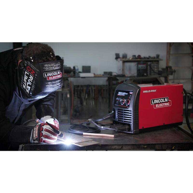 Lincoln Electric 180 Amp Weld-Pak 180i Multi-Process Stick/MIG/Flux-Core/TIG, 120V or 230V with TIG Welding Accessories - K5387-5