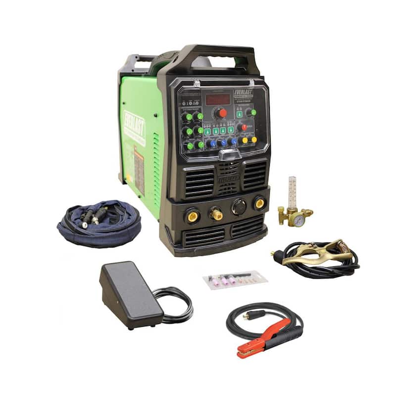 Everlast 250 Amp PowerTIG 250EX IGBT Digital Inverter AC/DC Stick/TIG Welder with High Frequency and Lift TIG Start, 240V - PowerTIG 250EX