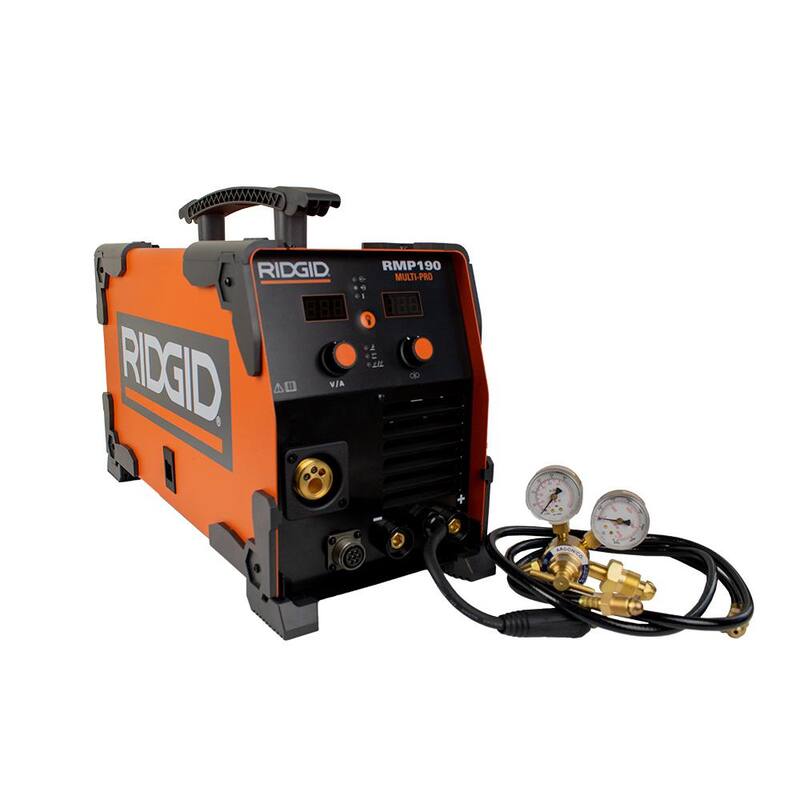 RIDGID 190 Amp, 120-Volt/240-Volt Electric, Multi-Process Welder - RMP190