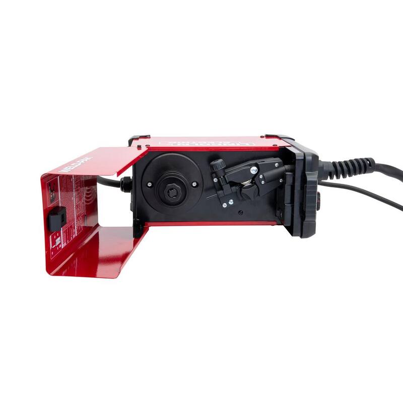 Lincoln Electric WELD-PAK 90i FC Flux-Cored Wire Feeder Welder (No Gas) Kit with 0.035 Flux Core Wire - K5365-35