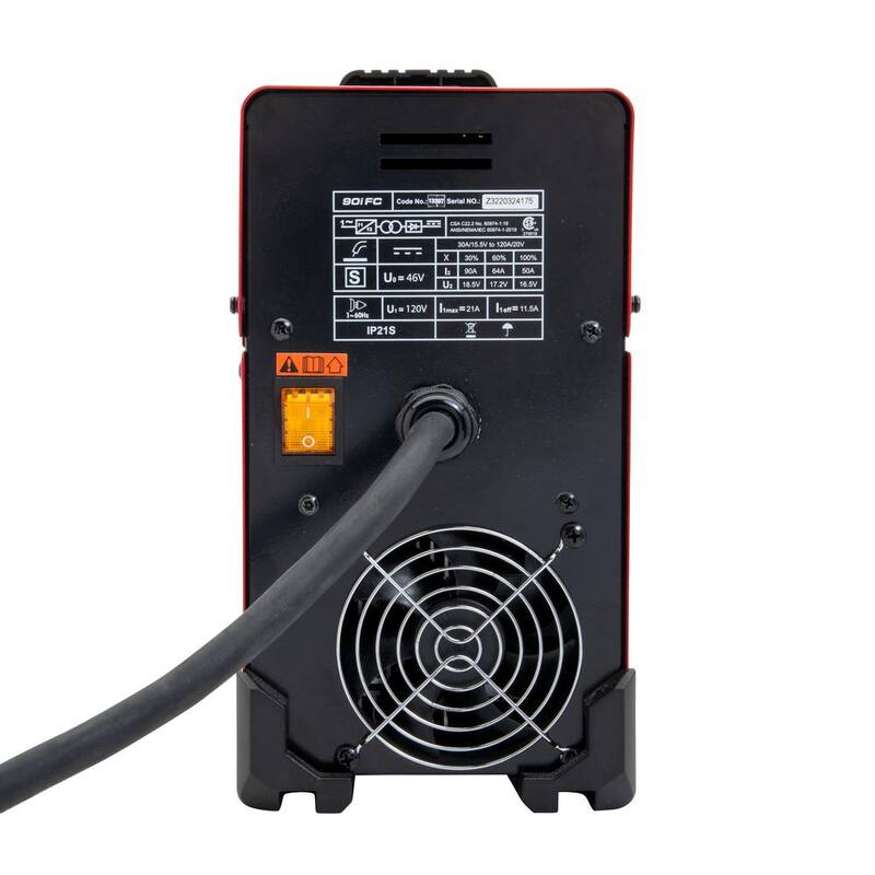Lincoln Electric WELD-PAK 90i FC Flux-Cored Wire Feeder Welder (No Gas) Kit with 0.035 Flux Core Wire - K5365-35