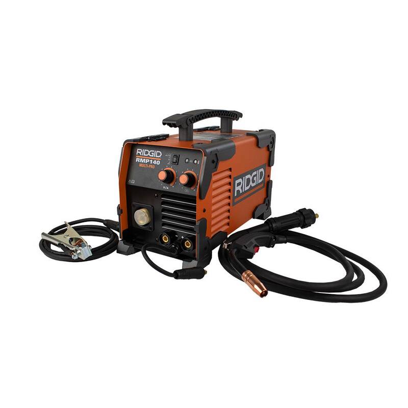 RIDGID 140 Amp, 120-Volt Electric, Multi-Process Welder - RMP140