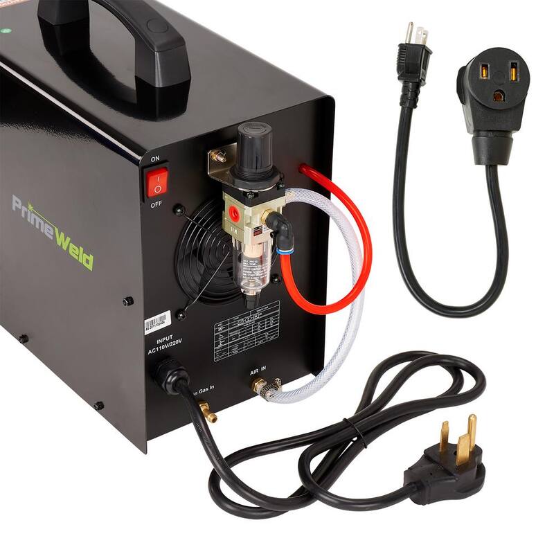 PrimeWeld Pilot Arc Plasma/Tig/Stick 50A Plasma Cutter, 200A Welder Combo, 1/2 in. Clean Cut, Dual Voltage 110/220-Volt CT520DP - CT520DP