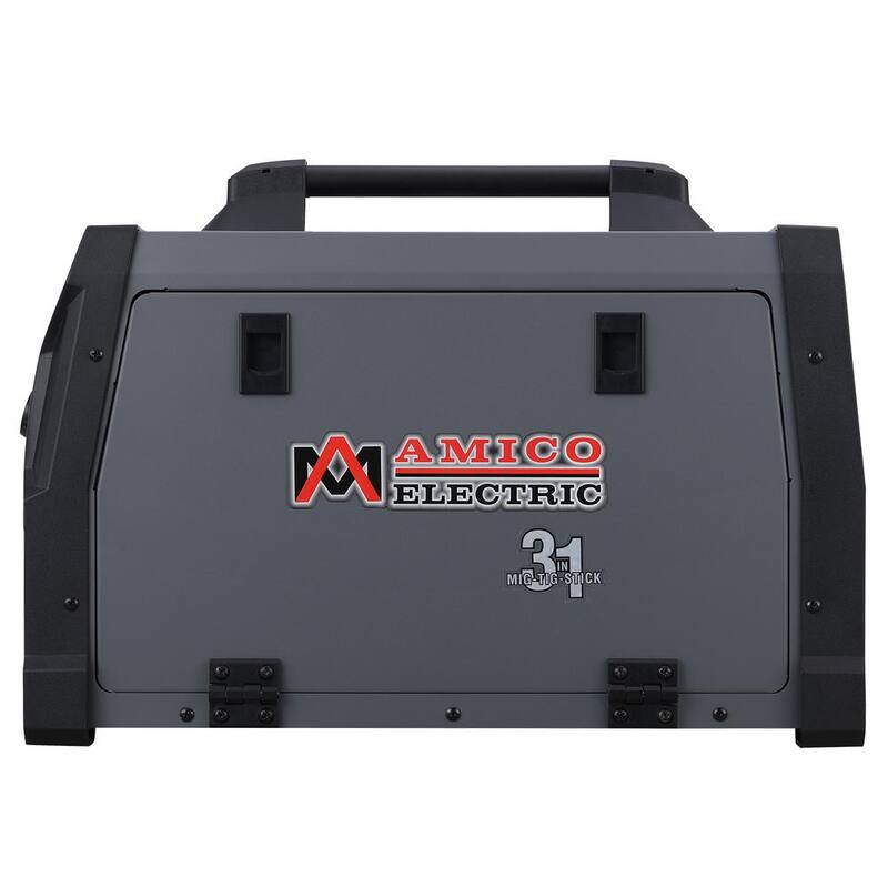 AMICO POWER MTS-185,185-Amp MIG Flux-cored Lift-TIG Stick Arc Welder, 100-250V, Compatible Spool Gun: SPG15180 - MTS-185