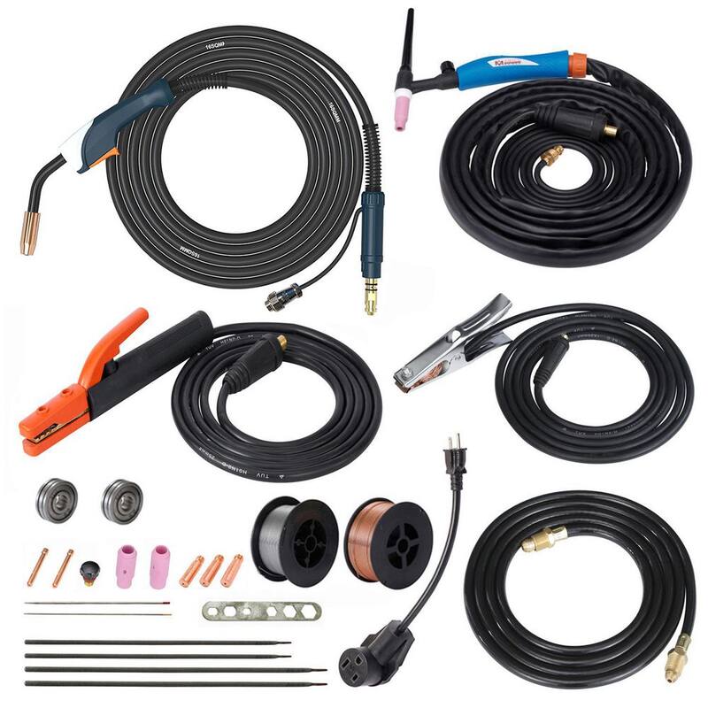 AMICO POWER MTS-185,185-Amp MIG Flux-cored Lift-TIG Stick Arc Welder, 100-250V, Compatible Spool Gun: SPG15180 - MTS-185