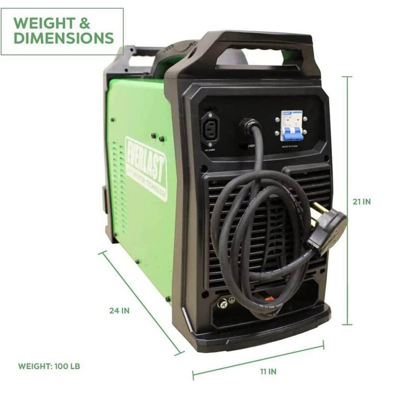 Everlast 315 Amp PowerTIG 315LX IGBT Digital Inverter AC/DC Stick/TIG Welder with High Frequency and Lift TIG Start, 240V - PowerTIG 315LX