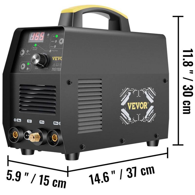 VEVOR 3 in 1 TIG/Stick/Clean Welder 110-Volt Digital Arc Welding Machine High Frequency with IGBT Inverter - DHJSHHDQXMCTIYMQ4V1