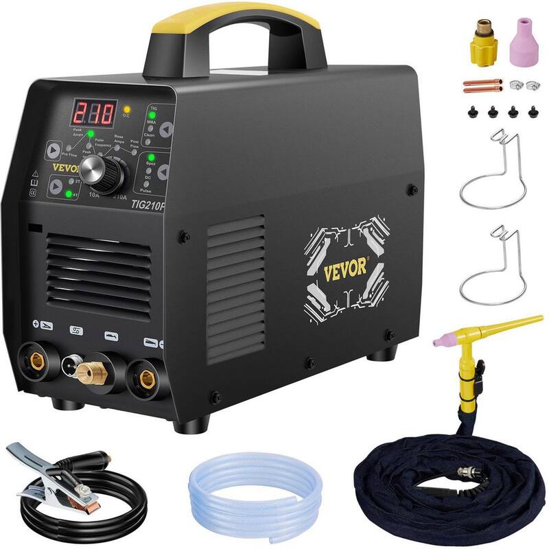 VEVOR 3 in 1 TIG/Stick/Clean Welder 110-Volt Digital Arc Welding Machine High Frequency with IGBT Inverter - DHJSHHDQXMCTIYMQ4V1