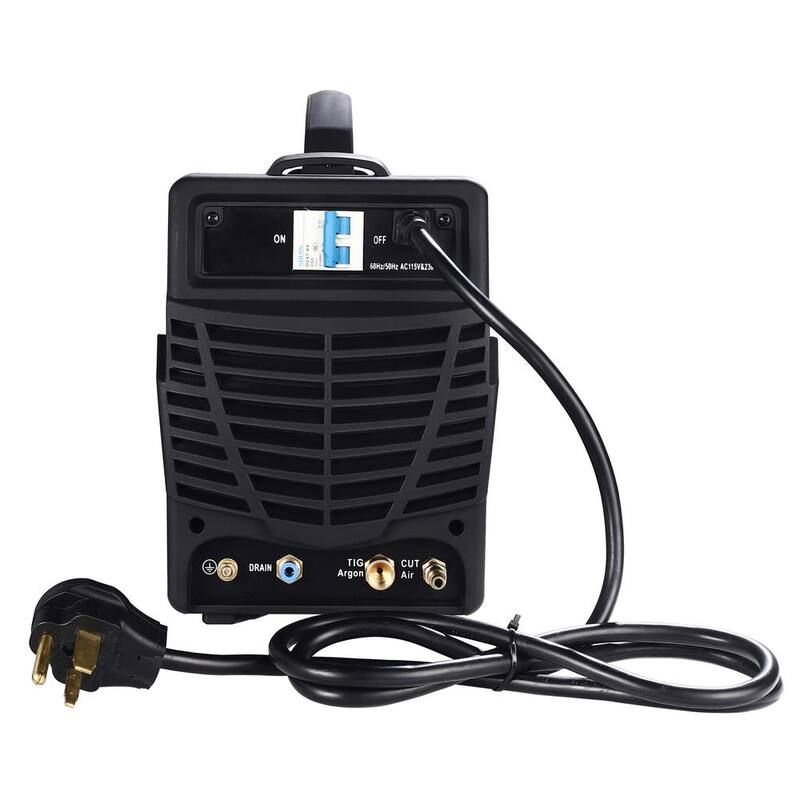 AM AMICO ELECTRIC Plasma Cutter/TIG/Stick Arc 3-in-1 Combo DC Welder 50A-Plasma Cutter 200A-TIG-Torch 200A-Stick Arc Welding Machine - CTS-200