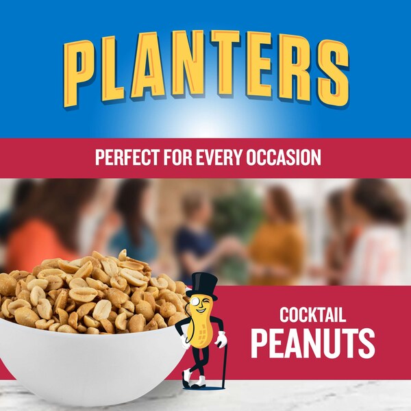 Maní Cacahuate Planters para Coctel 16 oz. Lata, Paquete de 12 - 10029000072104