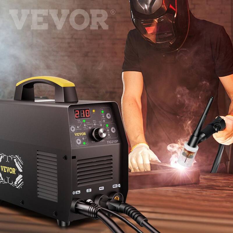 VEVOR 3-in-1 HF TIG ARC Clean Welder 210 Amp Welding Machine with Pulse and Torch - DHJSHHDQXMCMC7DWLV5