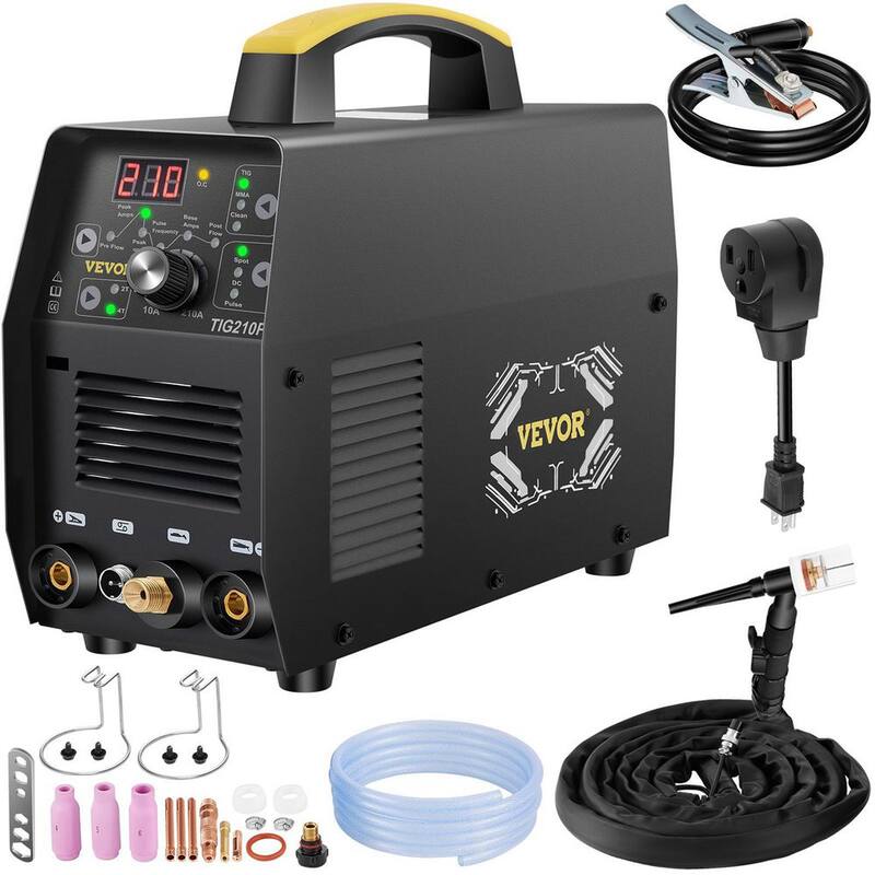 VEVOR 3-in-1 HF TIG ARC Clean Welder 210 Amp Welding Machine with Pulse and Torch - DHJSHHDQXMCMC7DWLV5