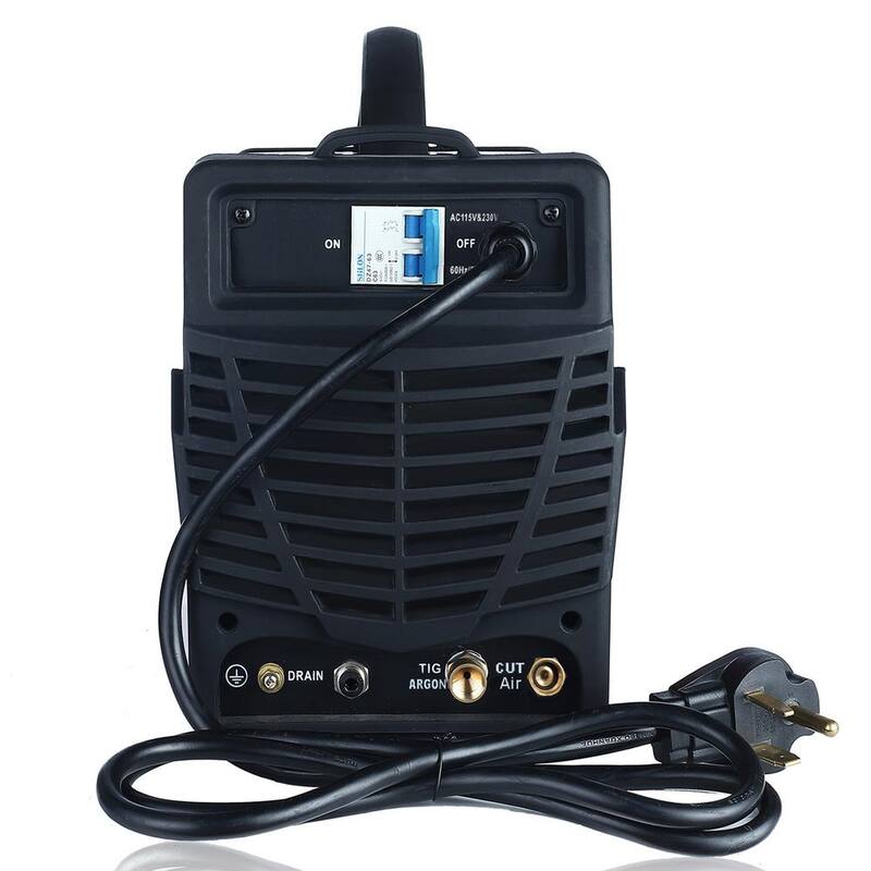 AM AMICO ELECTRIC Plasma Cutter/TIG/Stick Arc 3-in-1 Combo DC Welder 40A-Plasma Cutter 180A-TIG-Torch 160A-Stick Arc Welding Machine - CTS-180