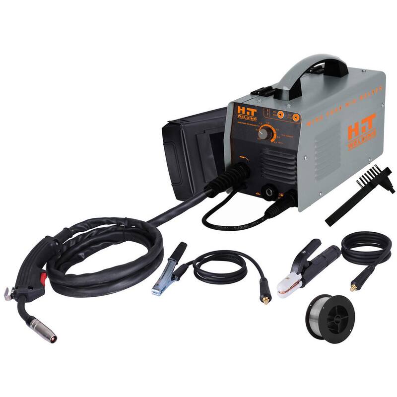 HIT Welding 80 Amp 120-Volt Electric Flux-Cored, MIG, Arc and TIG Multi-Process Welder Kit - 805406