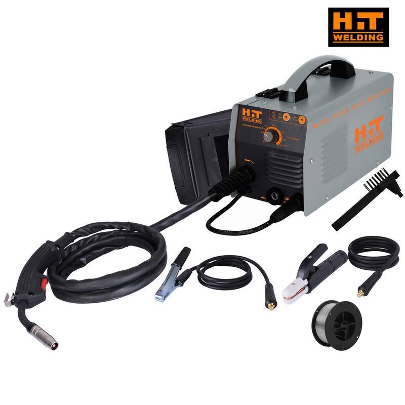 HIT Welding 80 Amp 120-Volt Electric Flux-Cored, MIG, Arc and TIG Multi-Process Welder Kit - 805406
