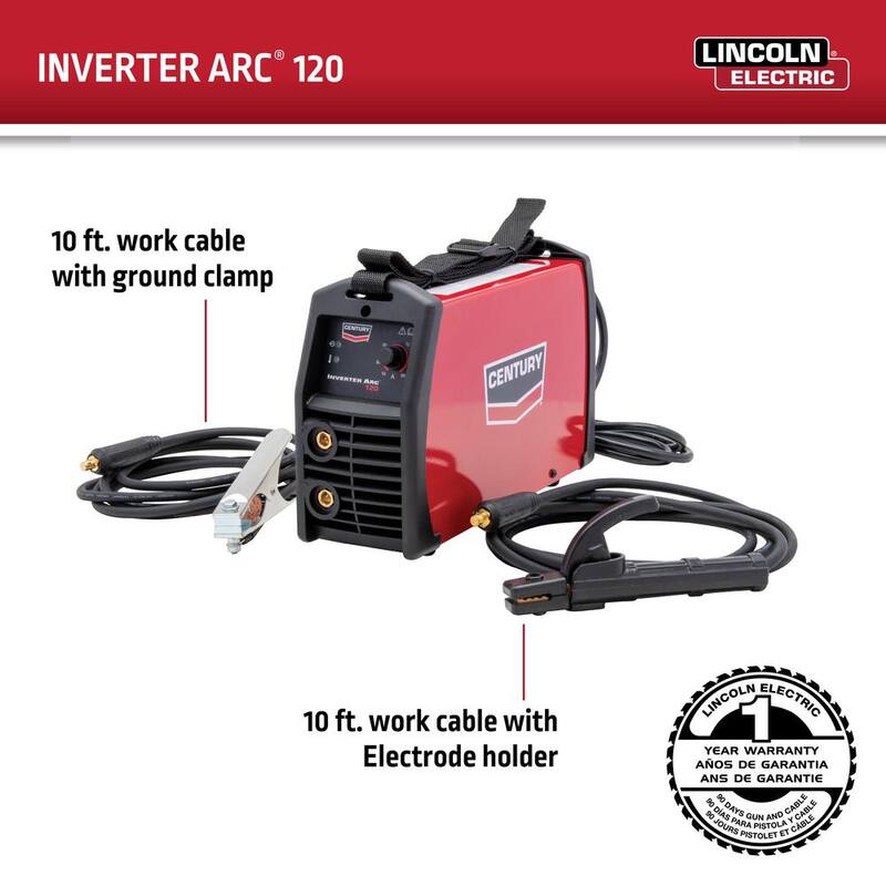 Lincoln Electric 90 Amp Inverter Arc 120 Stick Welder, Single Phase, 120-Volt - K2789-2