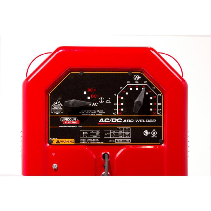 Lincoln Electric 225 Amp AC and 125 Amp DC Arc/Stick Welder AC/DC 225/125, Single Phase, 230V - K1297