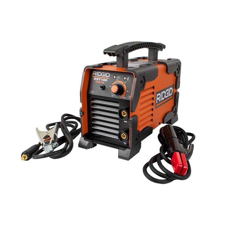 RIDGID 180 Amp, 120-Volt/240-Volt Electric, Stick/TIG Welder - RST180