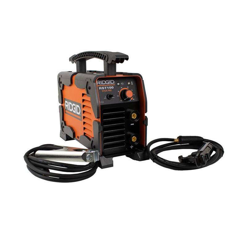 RIDGID 90 Amp, 120-Volt Electric, Arc Welder, Stick/TIG - RST100