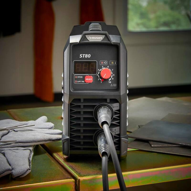 Husky Single Phase 80 Amp 120-Volt Input AC Stick Welder - PIONEERST80