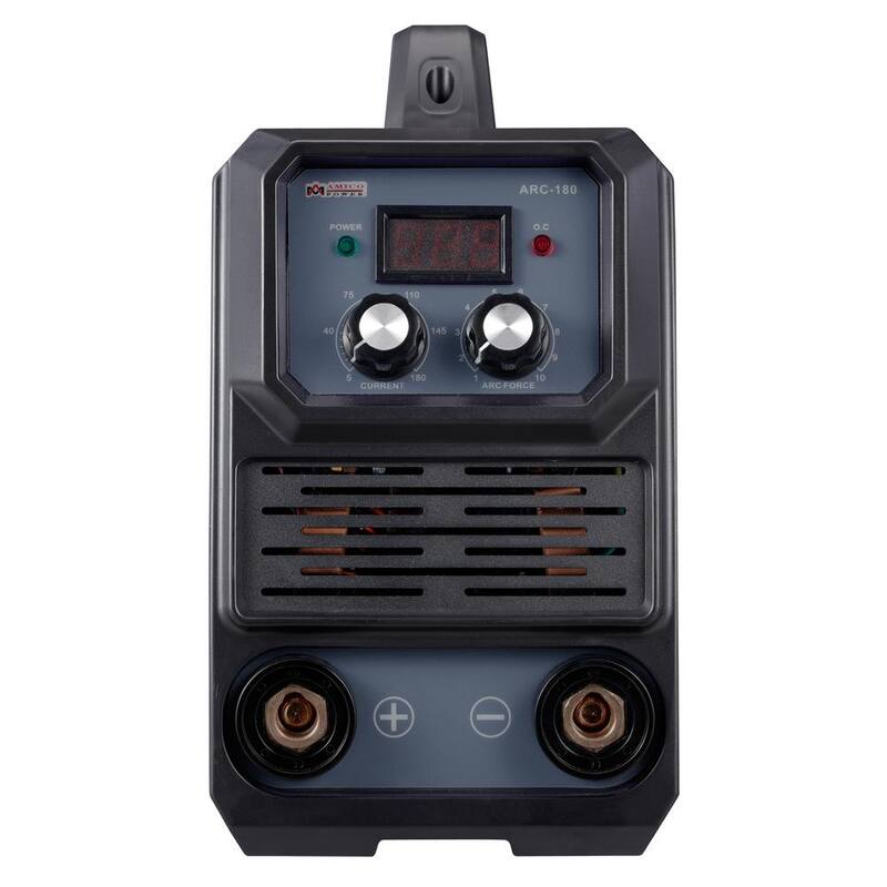 AM AMICO ELECTRIC 180 Amp Stick Lift-TIG Arc Combo DC Welder, 100-Volt to 250 Volt Voltage, 80% Duty Cycle, Compatible with all Electrodes - ARC-180
