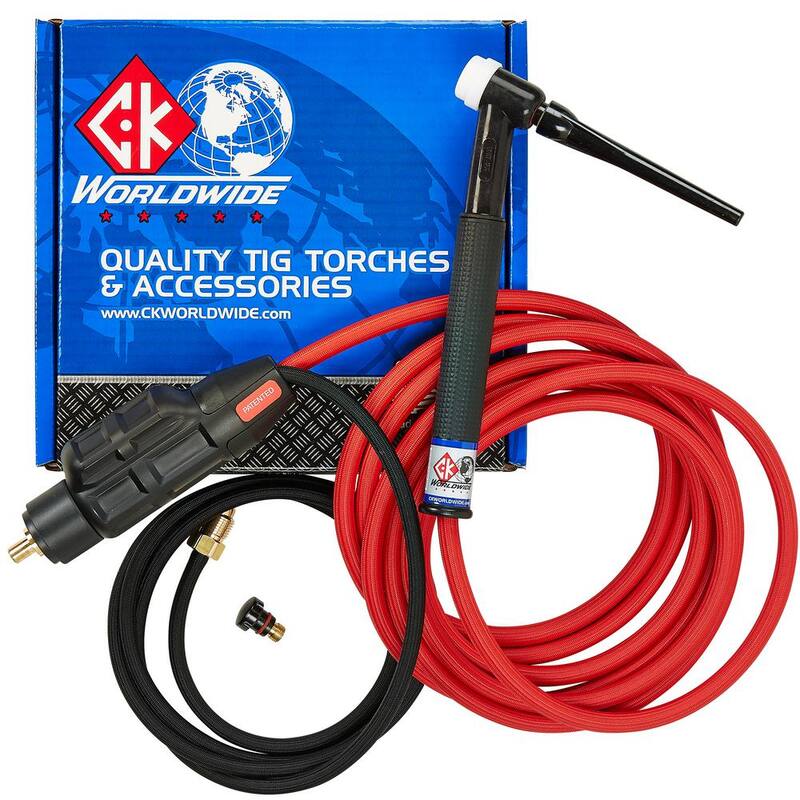 PrimeWeld TIG225X AC/DC Tig Stick Welder with CK17 Torch, Regulator Weld Aluminum 110/220 Pulse Welder - TIG225X