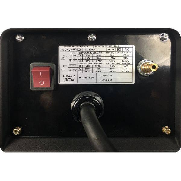 Longevity Tigweld 250EX 250 Amp TIG Welder with Synergistic Controls - 444528