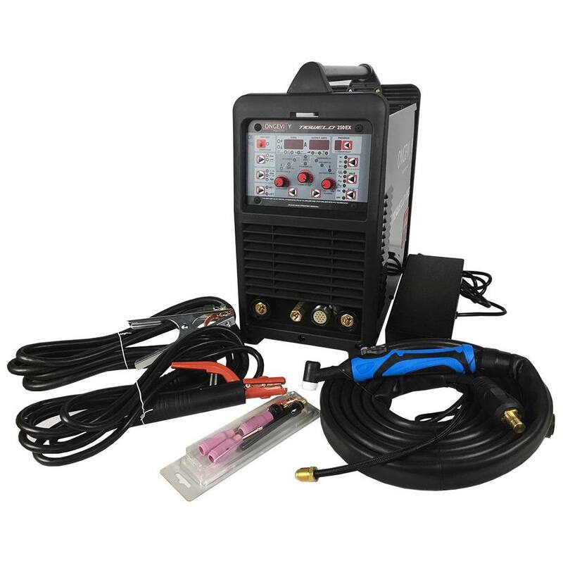 Longevity Tigweld 250EX 250 Amp TIG Welder with Synergistic Controls - 444528