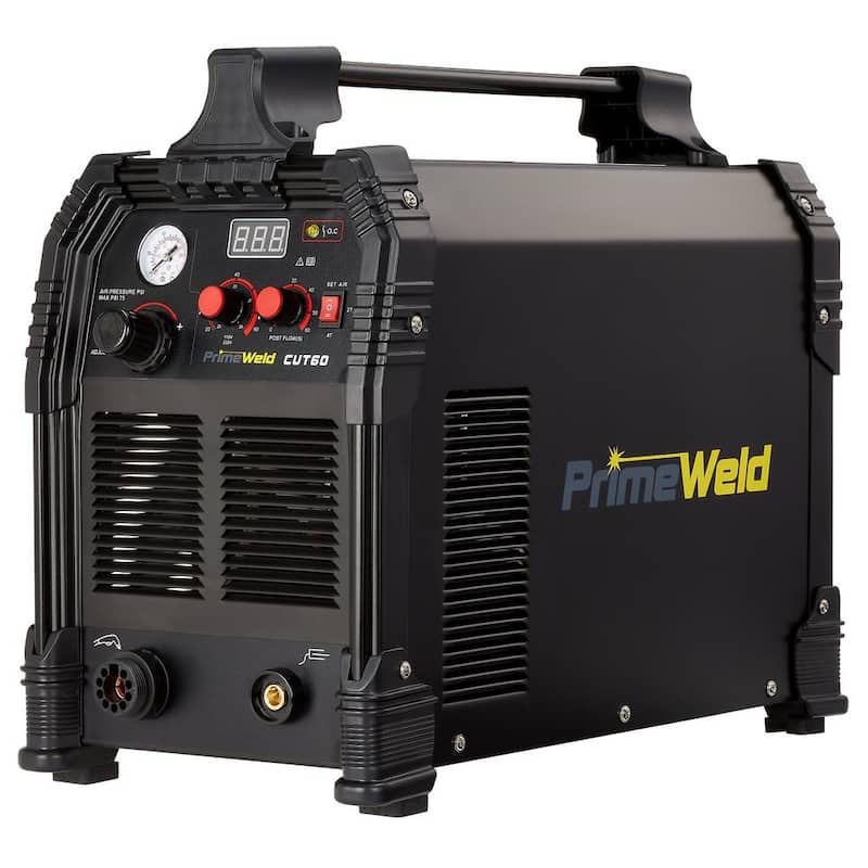 CUT60 60 Amp Pilot Arc Plasma Cutter 3/4 in. Clean Cut 110/220-Volt DC Cutting Machine CNC Ready 20 ft. Torch Blowback Start - CUT60
