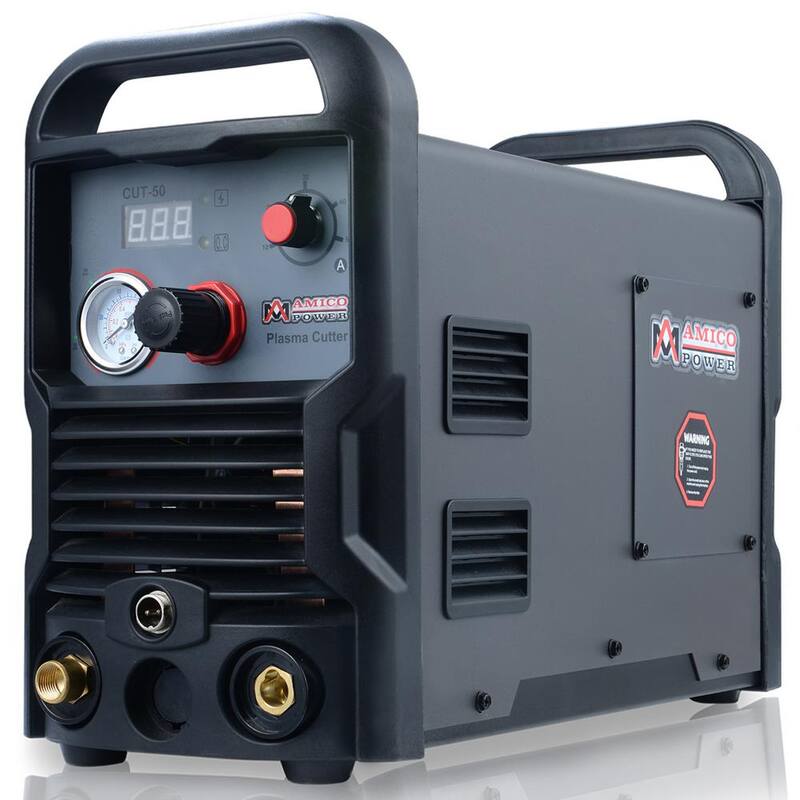 AM AMICO ELECTRIC 50 Amp Plasma Cutter Colossal Tech. 3/4 in. Clean Cut 110/230-Volt Compatible DC Inverter Cutting Machine - CUT-50