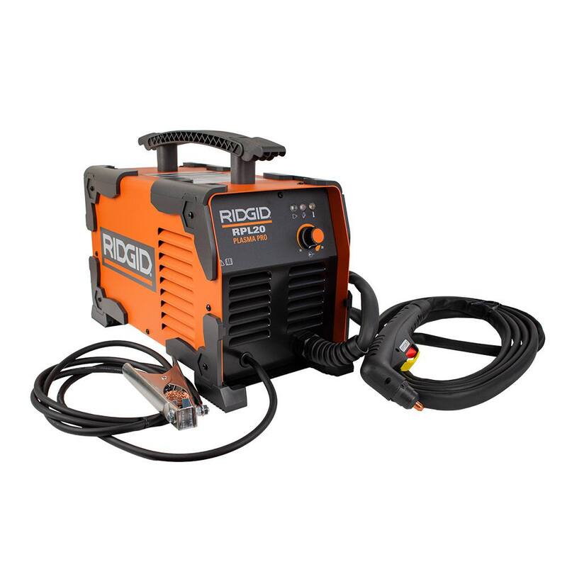 RIDGID 20 Amp Plasma Pro Plasma Cutter 120V Input Cuts up to 1/4 in. Inverter Technology - RPL20
