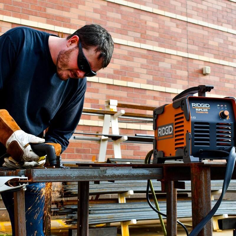 RIDGID 20 Amp Plasma Pro Plasma Cutter 120V Input Cuts up to 1/4 in. Inverter Technology - RPL20