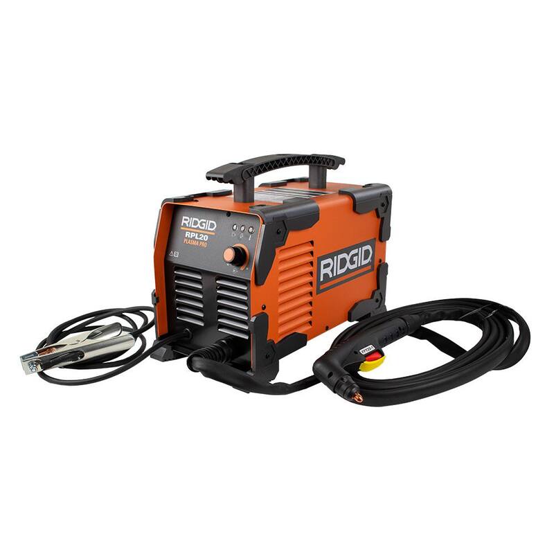 RIDGID 20 Amp Plasma Pro Plasma Cutter 120V Input Cuts up to 1/4 in. Inverter Technology - RPL20