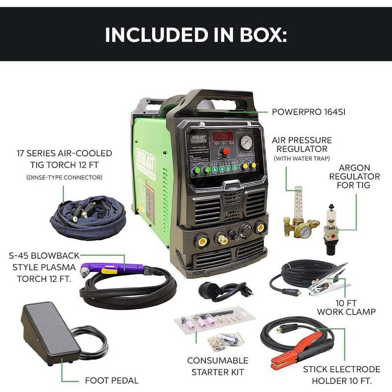 Everlast PowerPro 164 TIG / Stick / Plasma welder - PowerPro 164