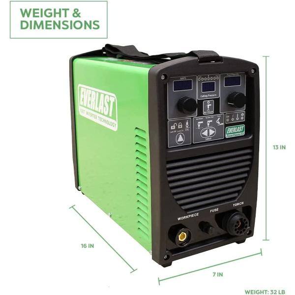 Everlast 50 Amp PowerPlasma 52i IGBT Inverter Plasma Cutter with 15/16 in. Maximum Cutting Capability, Dual Voltage - PowerPlasma52i