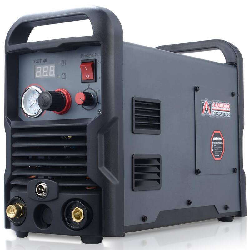 AM AMICO ELECTRIC 40 Amp Plasma Cutter Colossal Tech. 1/2 in. Clean Cut 110/230-Volt Compatible DC Inverter Cutting Machine - CUT-40