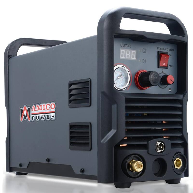 AM AMICO ELECTRIC 40 Amp Plasma Cutter Colossal Tech. 1/2 in. Clean Cut 110/230-Volt Compatible DC Inverter Cutting Machine - CUT-40