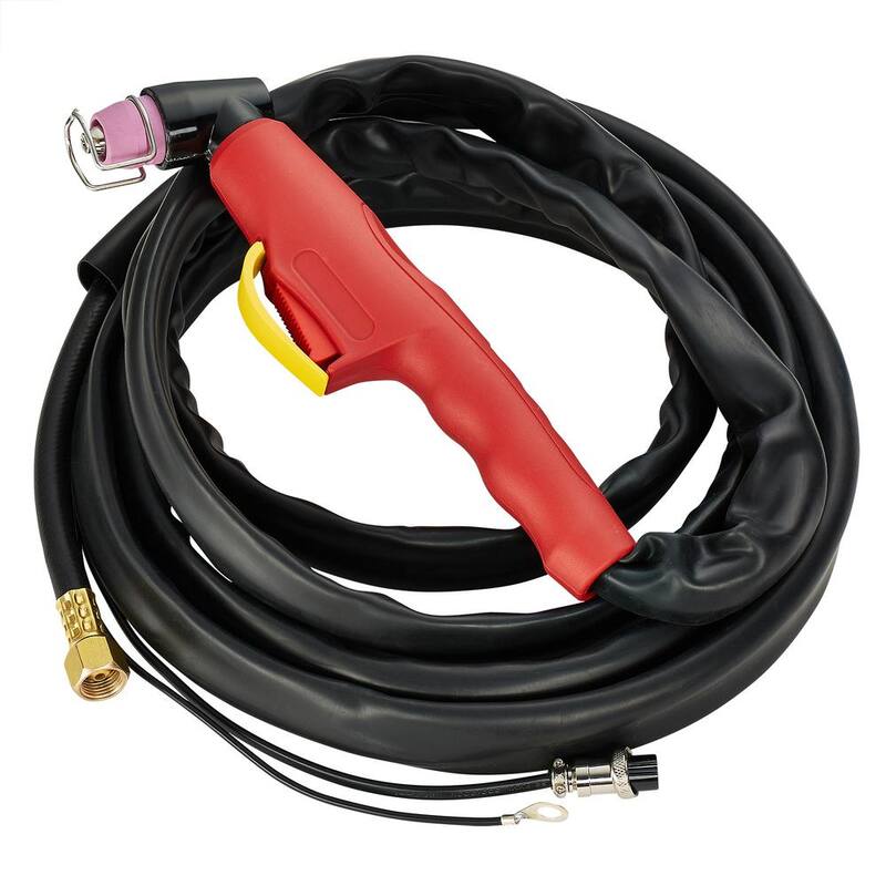 PrimeWeld 50 Amp Pilot Arc Plasma Cutter 1/2 in. Clean Cut 110-Volt/220-Volt DC Cutting Machine All Metals - CUT50DP