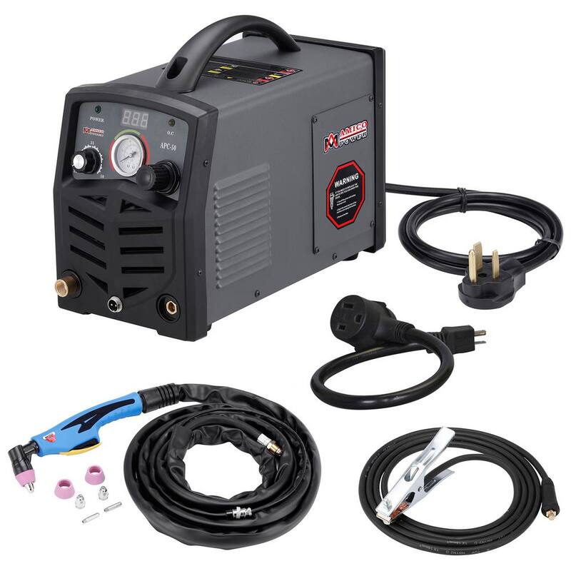 AM AMICO ELECTRIC APC-50, 50 Amp Plasma Cutter, 115-Volt/230-Volt Dual Voltage Compact Metal Cutting Machine, 3/4 in. Clean Cut - APC-50