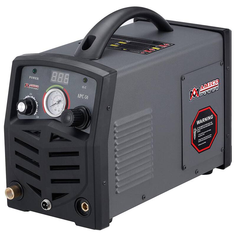 AM AMICO ELECTRIC APC-50, 50 Amp Plasma Cutter, 115-Volt/230-Volt Dual Voltage Compact Metal Cutting Machine, 3/4 in. Clean Cut - APC-50