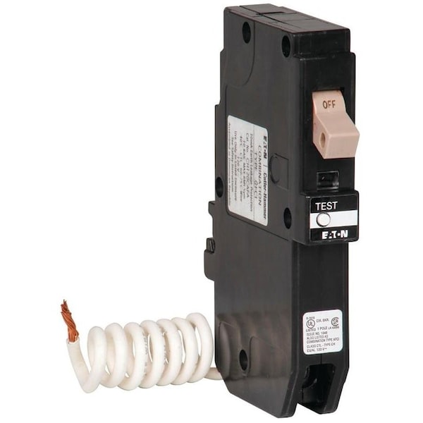 Eaton Cutler-Hammer Circuit Breaker, CH Series, 15A, 1 Pole, 10kA - CHFN115GF