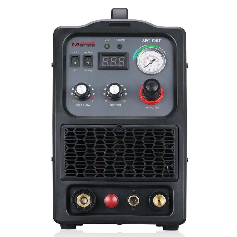 AM AMICO ELECTRIC 50 Amp Non-Touch Pilot Arc Plasma Cutter, 4/5 in. Clean Cut, 80% Duty Cycle 90-Volt to 300-Volt Wide Voltage - APC-50HF